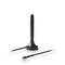 Schwarze externe Antenne mit magnetischem Sockel und Kabel, geeignet für drahtlose Verbindungen.