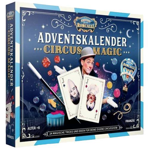 Thumbnail - Franzis Verlag Roncalli Circus Magic Detektiv & Zauberkästen Adventskalender Altersklasse ab 8 Jahre