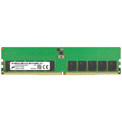 Thumbnail - Micron MTC20C2085S1EC48BR PC-Arbeitsspeicher Modul Retail DDR5 32 GB 1 x 32 GB ECC 4800 MHz 288pin DIMM CL40 MTC20C2085S...