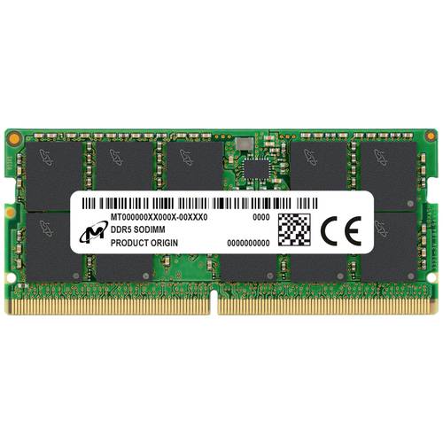 Micron MTC20C2085S1TC48BR Laptop-Arbeitsspeicher Modul Retail DDR5 32 GB 1 x 32 GB ECC 4800 MHz 262pin SO-DIMM CL40 MTC2...