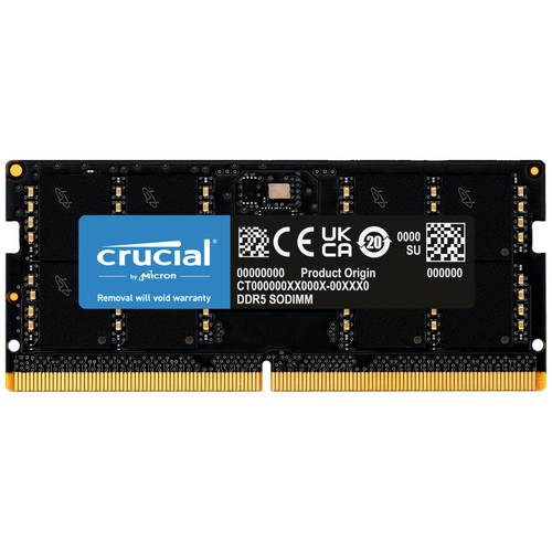 Crucial CT32G56C46S5 Laptop-Arbeitsspeicher Kit Retail DDR5 32 GB 1 x 32 GB on-die ECC 5600 MHz 262pin SO-DIMM CL46 CT32...