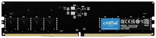 Crucial CT32G56C46U5 PC-Arbeitsspeicher Modul Retail DDR5 32 GB 1 x 32 GB on-die ECC 5600 MHz 288pin DIMM CL46 CT32G56C46U5
