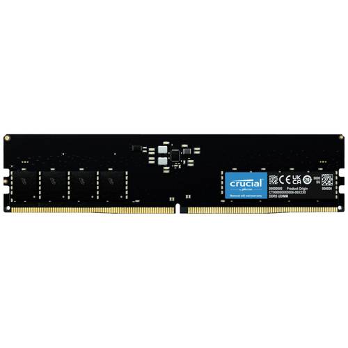 Thumbnail - Crucial CP16G56C46U5 PC-Arbeitsspeicher Modul Retail DDR5 16 GB 1 x 16 GB on-die ECC 5600 MHz 288pin DIMM CL46 CP16G56C4...