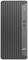 Ein schwarzer Tower-PC mit mehreren USB-Anschlüssen und einem CD-Laufwerk an der Vorderseite. Das Gehäuse hat ein geripptes Design.