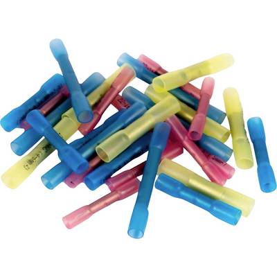 CellPack 456330 DR 1/0.5-1.5/Set/20x/RD Warmschrumpf-Quetschverbinder Rot 20 St. Piece-0