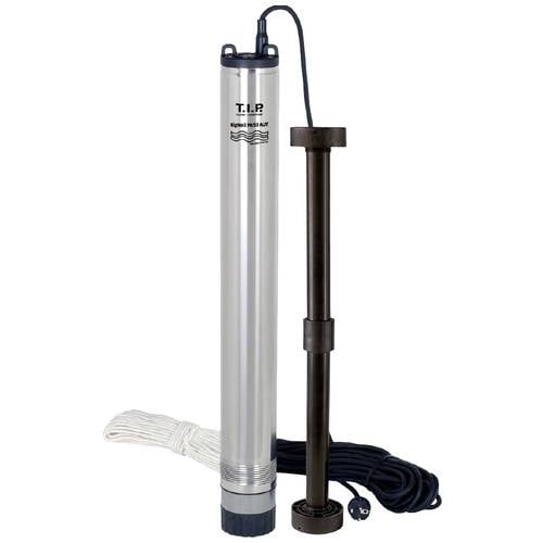 T.I.P. - Technische Industrie Produkte 30084 BigWell 90/53 AUT Tiefbrunnenpumpe mit Schutzkontaktstecker 5400 l/h 53 m