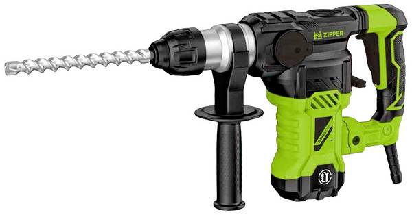 Zipper ZI-BHA1500DN SDS-Plus-Bohrhammer 230 V 1500 W mit Zubehör, inkl. Koffer