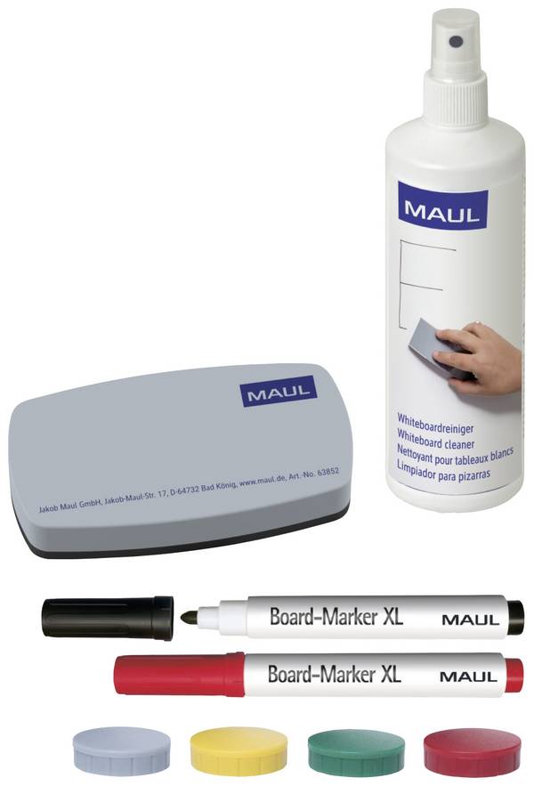 Maul Whiteboard Zubehör-Set MAULpicco  Mehrfarbig