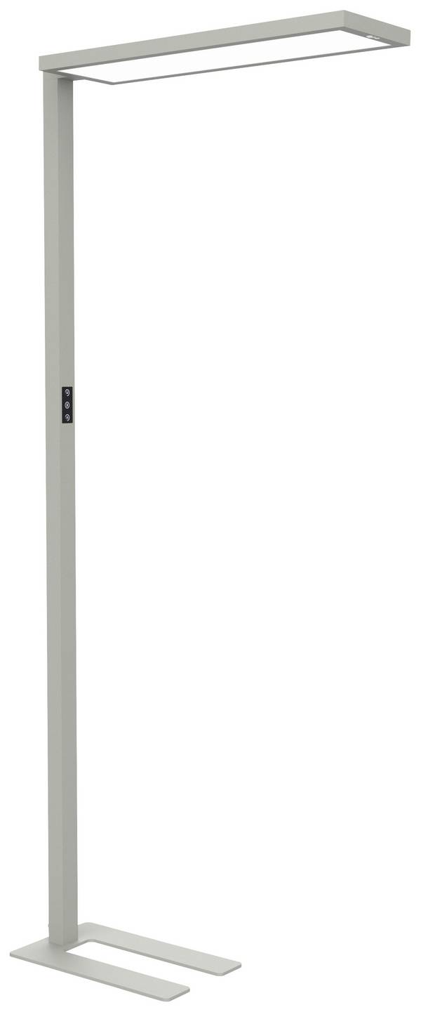 Maul  8258895 LED-Stehlampe LED Lichtquelle durch Elektrofachkraft austauschbar 18 W  Silber