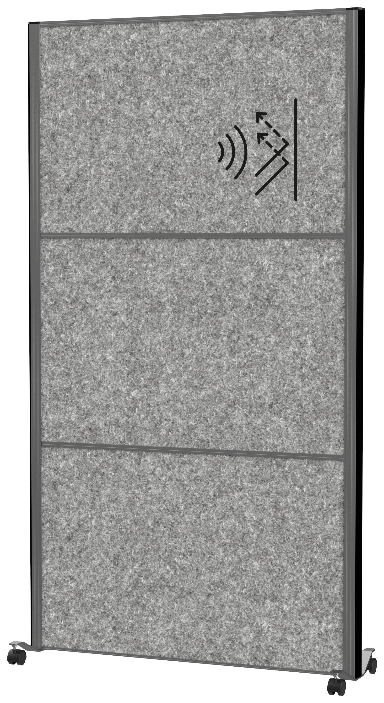 Maul Stellwand Dunkelgrau, Anthrazit 9601189