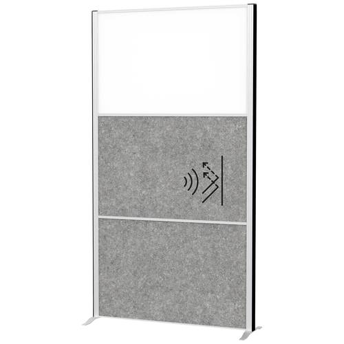 Maul Stellwand Silber, Dunkelgrau 9603095