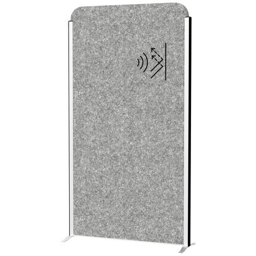 Maul Stellwand Silber, Dunkelgrau 9701095