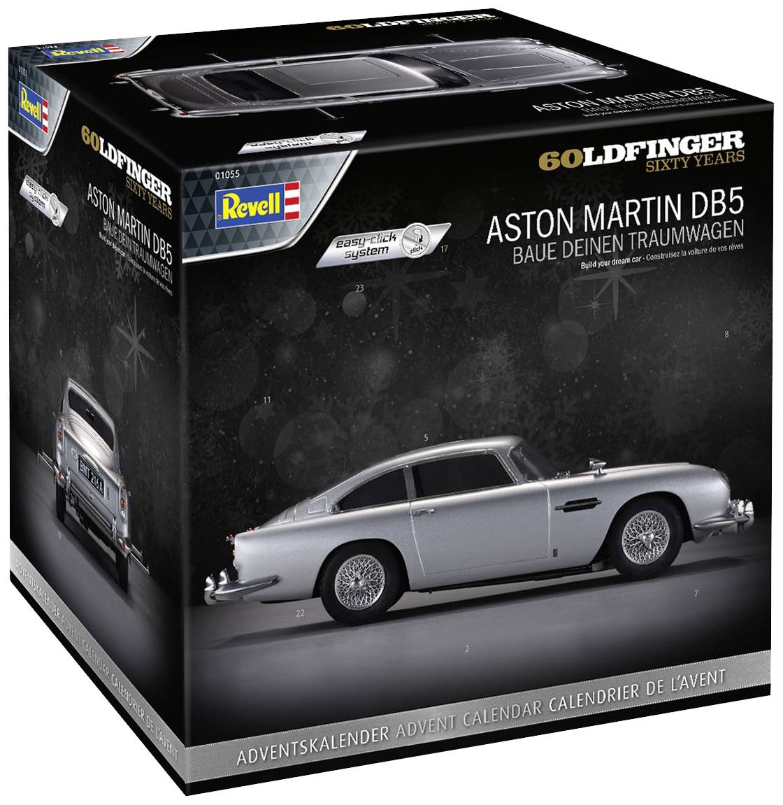 Revell James Bond Aston Martin DB5 Bausätze Adventskalender Altersklasse ab 10 Jahre-0
