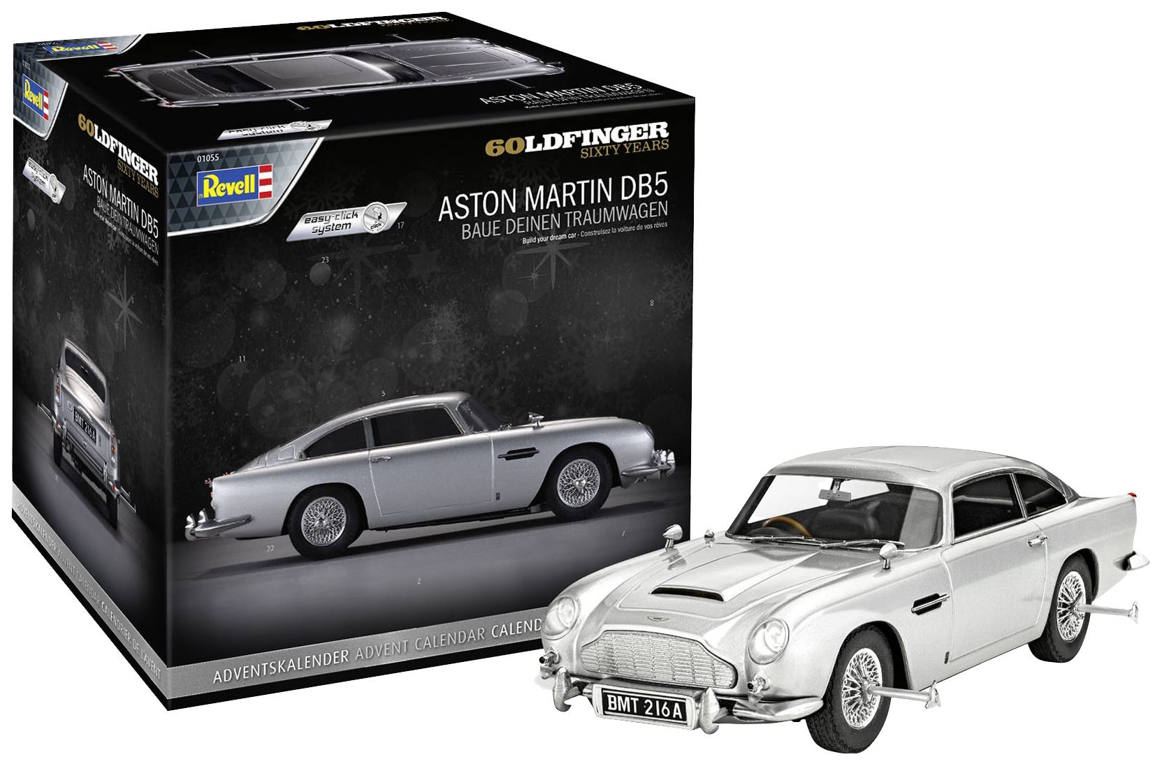 Revell James Bond Aston Martin DB5 Bausätze Adventskalender Altersklasse ab 10 Jahre-3