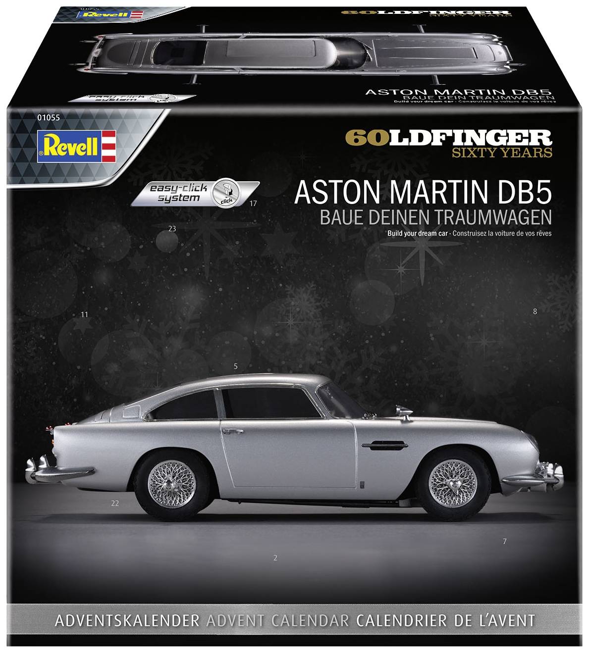 Revell James Bond Aston Martin DB5 Bausätze Adventskalender Altersklasse ab 10 Jahre-5