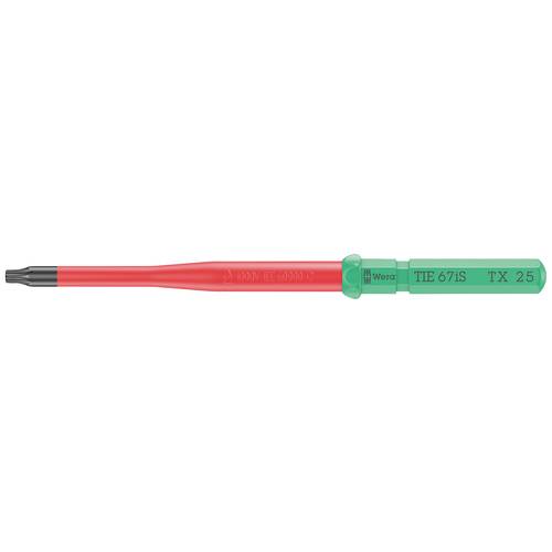 Wera Kraftform Kompakt VDE 67 iS TX 25 x 157 mm TIE Elektriker TORX Wechselklinge TX 25