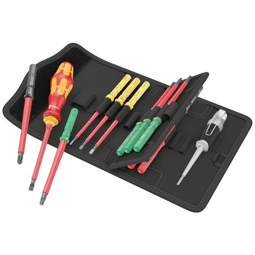 Wera Kraftform Kompakt VDE 16 Universal 1 Elektriker Wechselklingen-Set