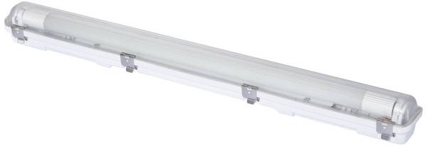 Sygonix  LED-Feuchtraum-Wannenleuchte  LED-Röhre T8 9 W Neutralweiß Grau