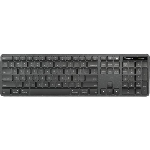 Targus EcoSmart™ Funk, Bluetooth® Tastatur Norwegisch Schwarz