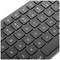 Eine schwarze Computertastatur mit weißen Tastenbeschriftungen. Sie zeigt den Nummern- und Buchstabenteil mit F-Tastenreihe.