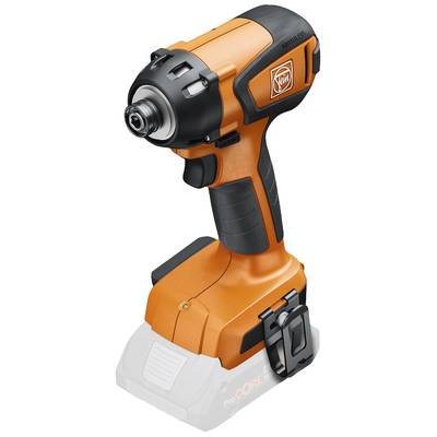 Akkuschrauber in orange-schwarzer Farbgebung. Kompaktes Design, ergonomischer Griff und robustes Gehäuse.