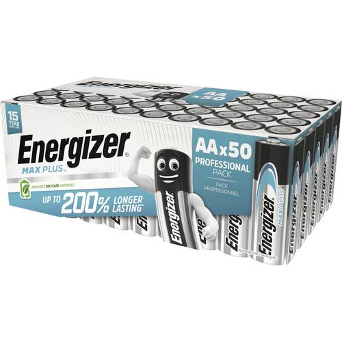 Energizer Max Plus Mignon (AA)-Batterie Alkali-Mangan 1.5 V 50 St.