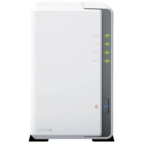 Thumbnail - Synology DiskStation DS223J NAS-Server Gehäuse 0 GB 2 Bay Ein-/Ausschalter, 3x USB 3.2 Gen 1 HUB (USB 3.0), RAID-fähig D...