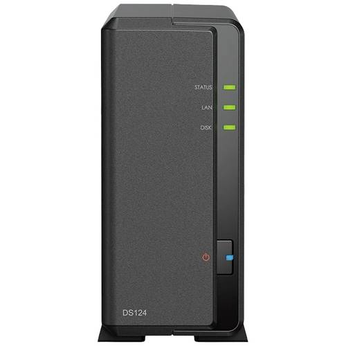 Thumbnail - Synology DiskStation DS124 NAS-Server Gehäuse 0 GB 1 Bay 2x USB 3.2 Gen 1 HUB (USB 3.0), Ein-/Ausschalter DS124