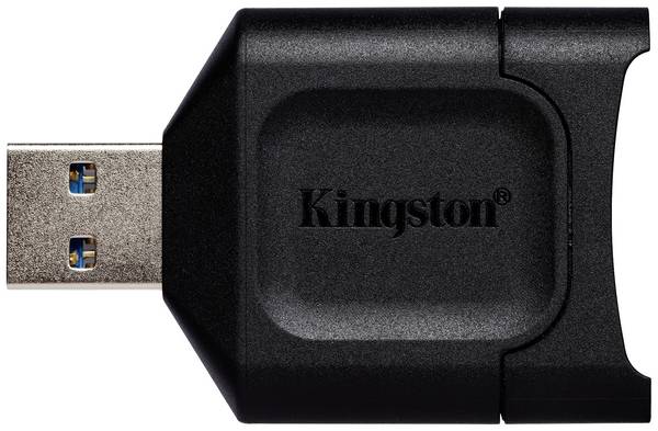 Kingston MobileLite Plus Externer Speicherkartenleser  USB-A (USB 3.2 Gen 1) Schwarz