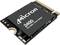 M.2 SSD der Marke Micron mit der Modellnummer 2400, geeignet für PCIe NVMe, zeigt elektronisches Bauteil mit Anschlussleisten.