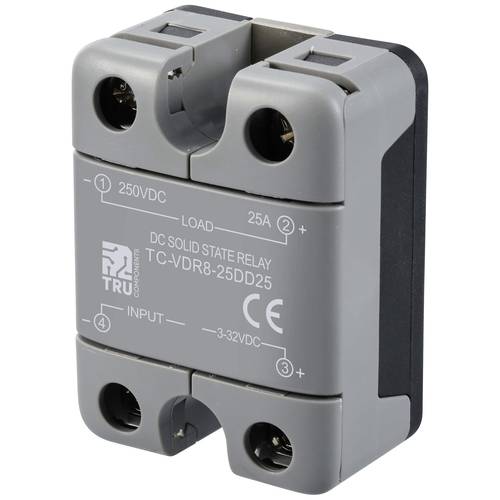 Thumbnail - TRU COMPONENTS Halbleiterrelais TC-12705368 25 A Schaltspannung (max.): 250 V/DC Gleichstromschaltung 1 St.
