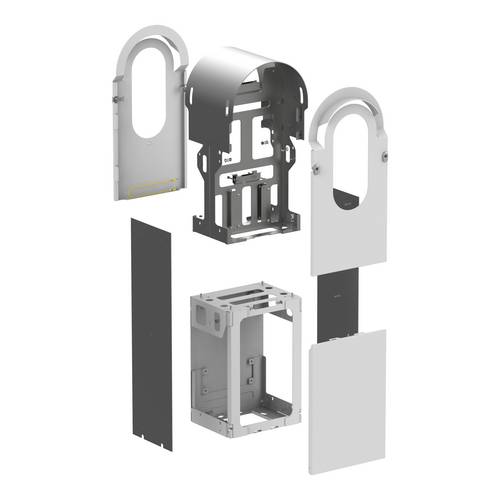 Schneider Electric EVA1RFKS2 eMobility Standfuß für 2 Wallboxen