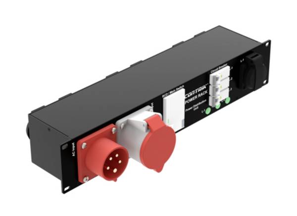 Contrik 1028798 1 Stück Steckdosen-Verteiler Schwarz