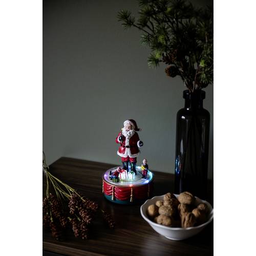 Thumbnail - Konstsmide 4174-000 LED-Szenerie Weihnachtsmann mit Kind Mehrfarbig LED Rot, Bunt
