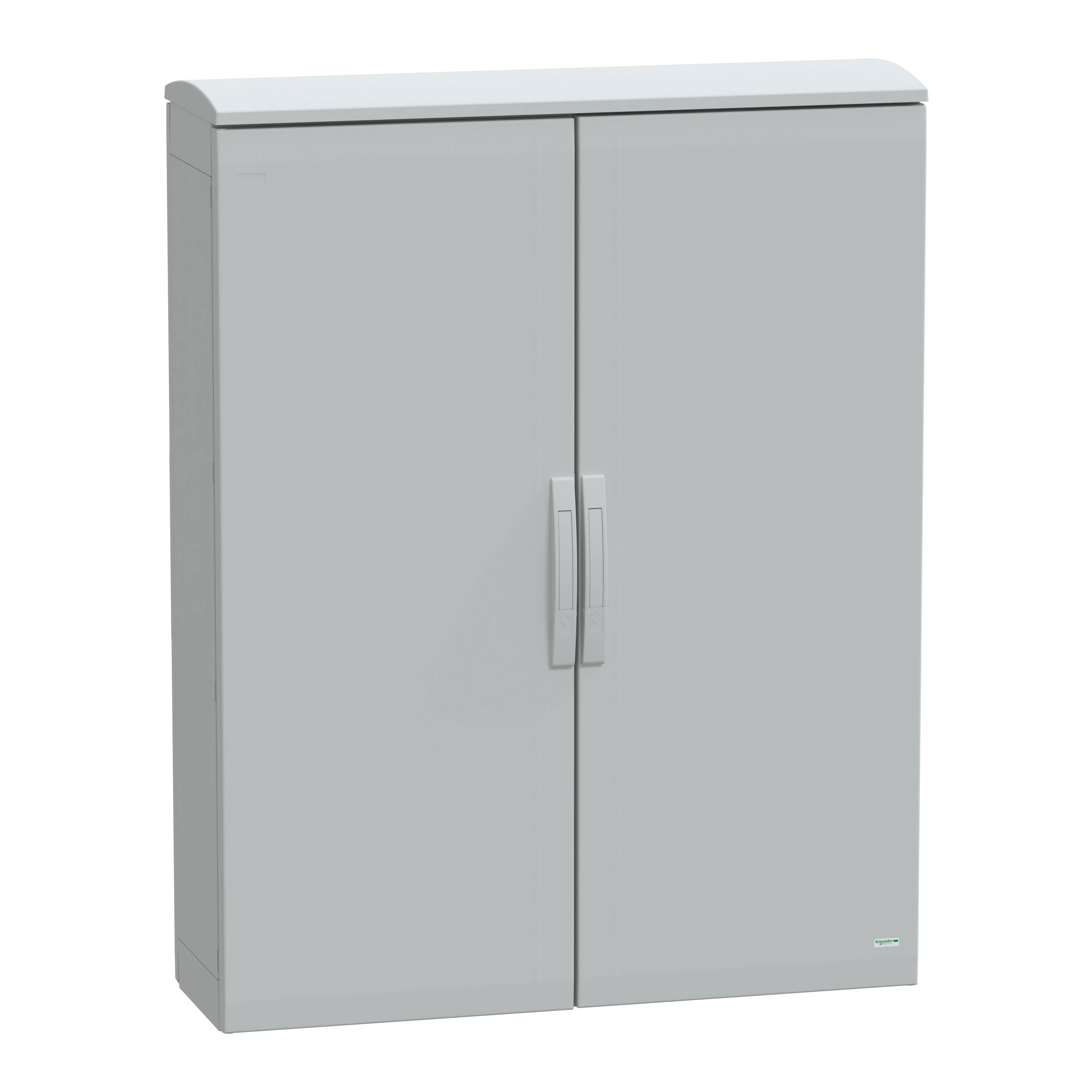 Schneider Electric NSYPLAT12103G Schaltschrank-Leergehäuse Polyester Weiß 1 St.