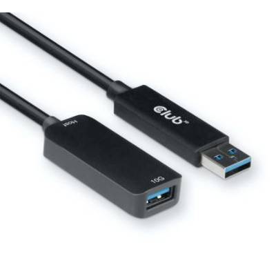 USB-Adapterkabel: Links ein USB-A-Buchse, rechts ein USB-A-Stecker. Auf dem Kabel steht 'Club'. Eignet sich für Datenverbindung.