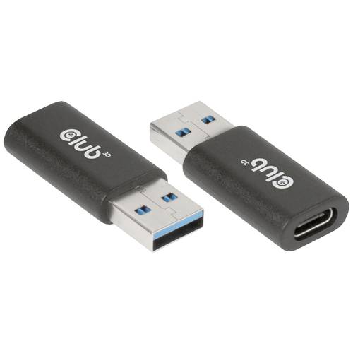 club3D USB-Adapter USB 3.2 Gen1 (USB 3.0 / USB 3.1 Gen1) USB-A Stecker, USB-C® Buchse Schwarz CAC-1525