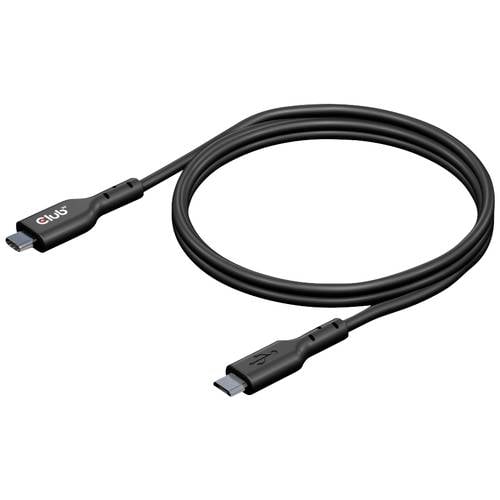club3D USB-Kabel USB 3.2 Gen1 (USB 3.0 / USB 3.1 Gen1) USB-C® Stecker, USB-Micro-B Stecker 1.00 m Schwarz CAC-1526