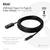 USB-C-zu-Type-A-Kabel für Daten und Ladung, 5m, 10Gbps, abgebildet mit Anschlussdetail. 
