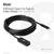 USB Gen2 Type-C auf Type-A Kabel, 10 Gbps, 5 m. Schwarzes Kabel mit Anschlüssen, geeignet für schnelle Datenübertragung.