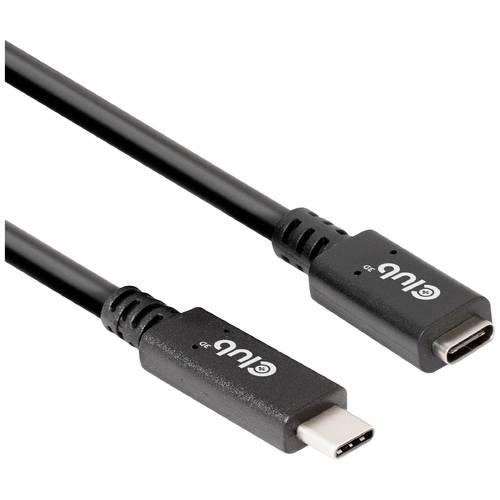 club3D USB-C® Kabel USB 3.2 Gen1 (USB 3.0 / USB 3.1 Gen1) USB-C® Stecker, USB-C® Buchse 1.00 m Schwarz CAC-1531