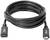 USB-C-Kabel, 4 Meter lang, mit schwarzer Ummantelung, zeigt beide Endstecker.