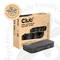 'Club 3D HDMI KVM Switch für Dual HDMI 4K 60Hz' Verpackung und Produkt abgebildet. Umweltfreundlichkeit hervorgehoben.