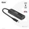 'Club 3D' USB-C zu HDMI 8K 60Hz Adapter. Verbindet Geräte mit USB-C zu HDMI-Displays. Unterstützt hohe Auflösung und Bildfrequenz.