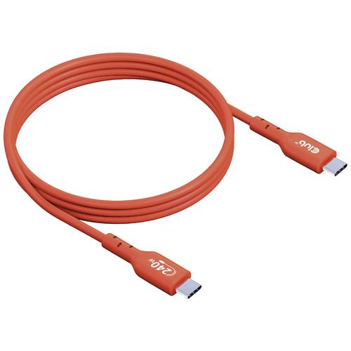 club3D USB-C® Kabel USB 2.0 USB-C® Stecker 1.00 m Orange CAC-1511