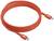 Ein rotes USB-C-Kabel mit der Aufschrift '240W' auf den Steckern, das fest aufgerollt ist.