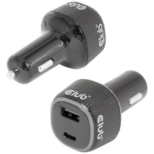 Thumbnail - club3D CAC-1922 USB Ladegerät 63 W 1x USB-A, 1x USB-C® Schwarz Innenbereich