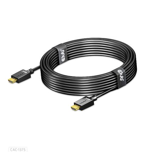 Thumbnail - club3D HDMI Anschlusskabel HDMI-A Stecker 5.00 m Schwarz CAC-1375 HDMI-Kabel