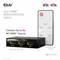 '3 zu 1 HDMI 8K60Hz/4K120Hz Switch' mit Fernbedienung und drei HDMI-Anschlüssen, beschriftet 'Input 1', 'Input 2', 'Input 3'.