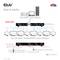 'Anleitung zur Nutzung eines HDMI-Verteilers: Verbinden des Quellgeräts mit bis zu 8 HDMI-Displays. LED-Anzeigen zeigen Verbindungsstatus.'